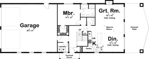 billings - archival designs house plans, floor plan