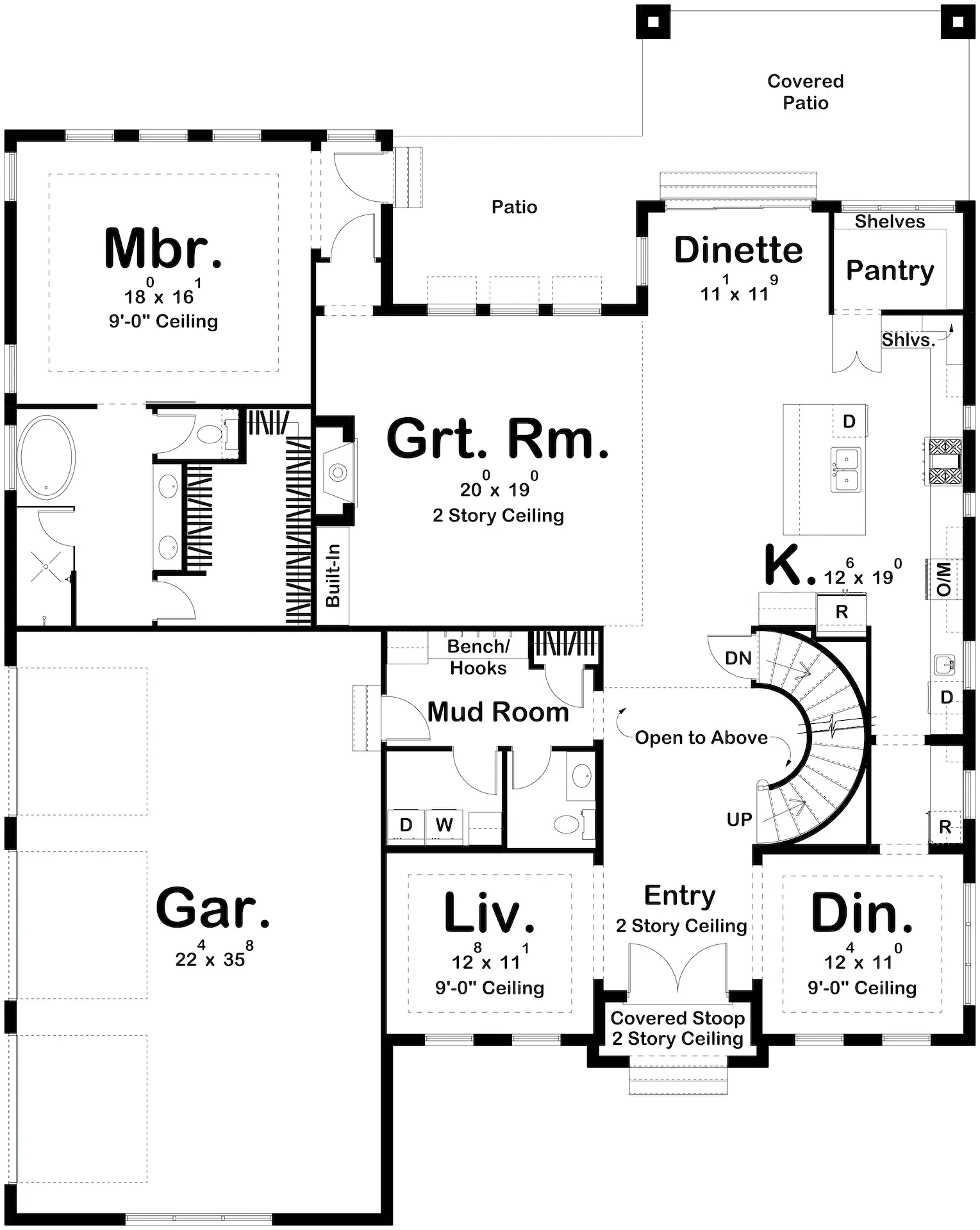 Oakville House Plan - Archival Designs House Plans, floor plan