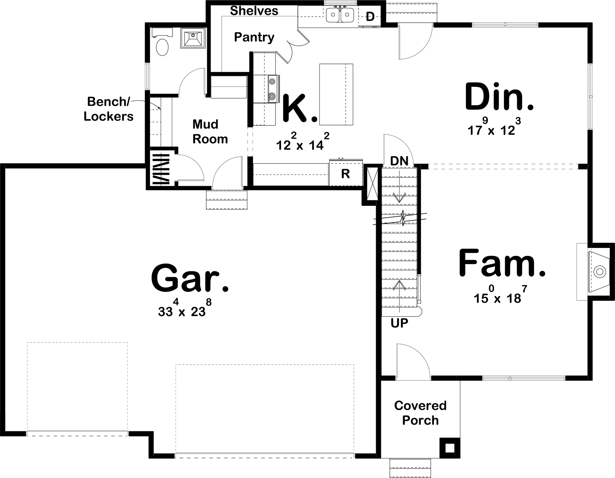 Pacific Heights House Plan - Archival Designs House Plans, floor plan
