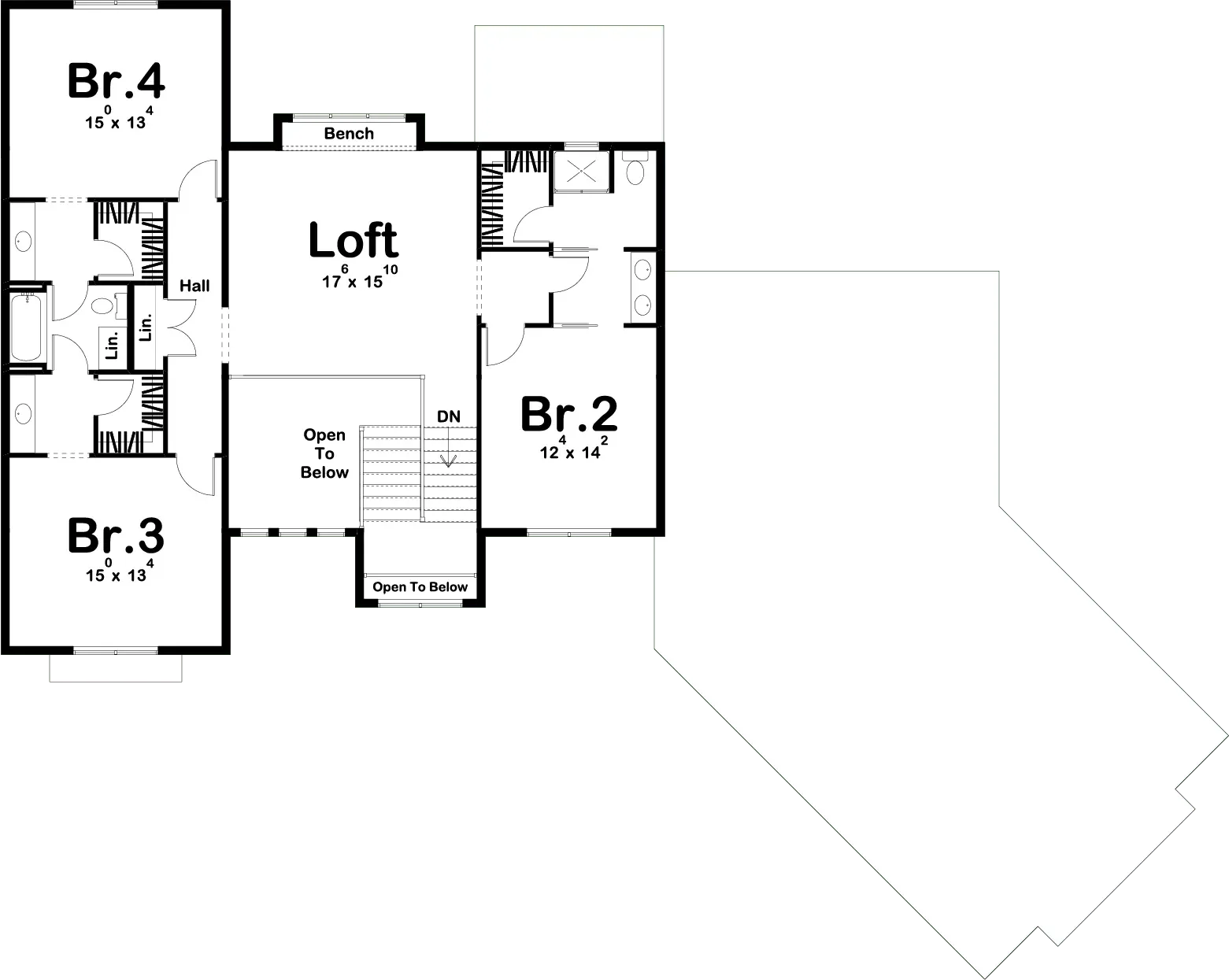 Savannah Falls House Plan - Archival Designs House Plans, floor plan