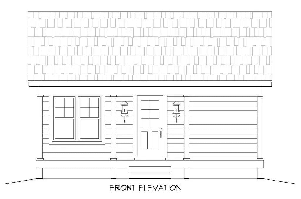 Compact 1-Bedroom Home with Master Suite, Open Floor Plan, and Porch