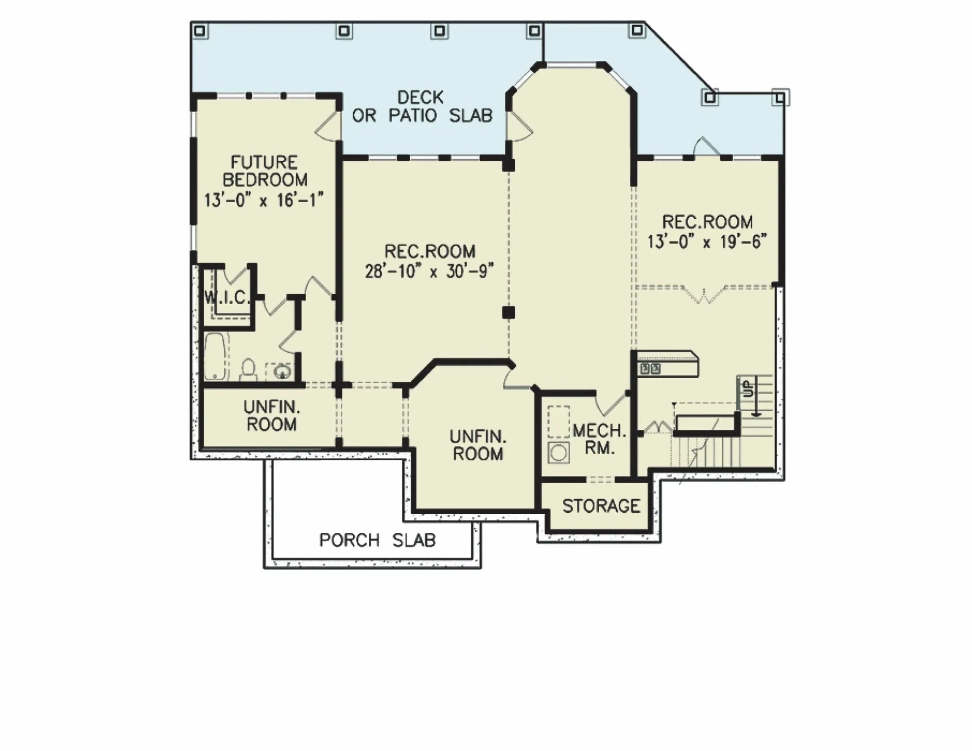 Sugarloaf Cottage floor plan