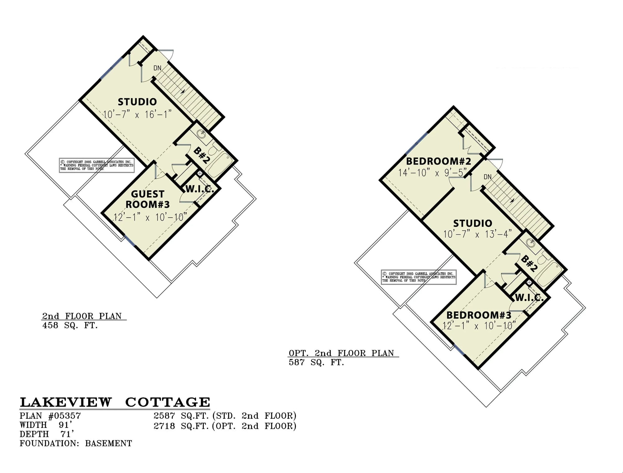 Lakeview Cottage floor plan