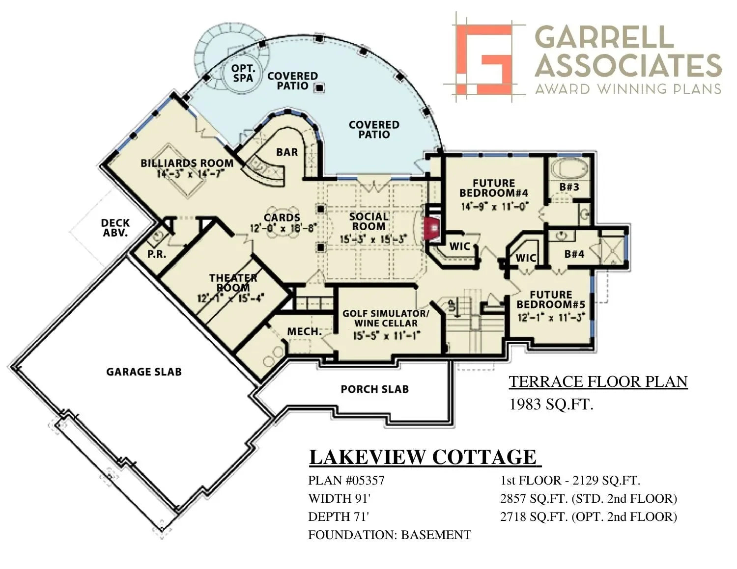 Lakeview Cottage floor plan