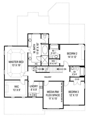 hollybrook house plan - archival designs house plans, floor plan