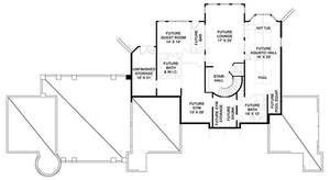 abby glen castle house plan - archival designs house plans, floor plan