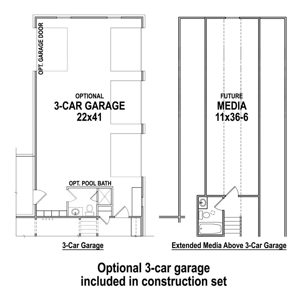 Acorn Trail Floor Plan-Car Garage