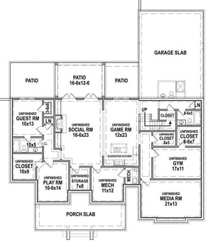 acorn trail house plan - archival designs house plans, floor plan