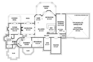adelin house plan - archival designs house plans, floor plan
