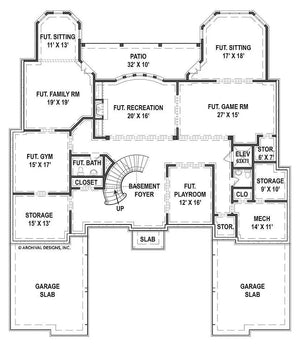 alexandra house plan - archival designs house plans, floor plan