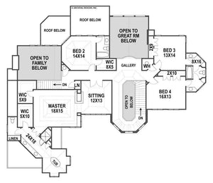 amboise house plan - archival designs house plans, floor plan