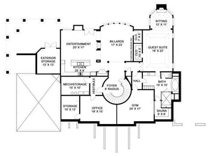 ashlott house plan - archival designs house plans, floor plan