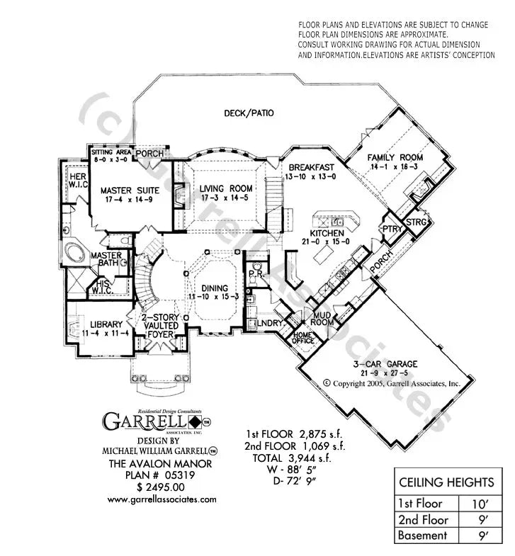 Avalon Manor floor plan