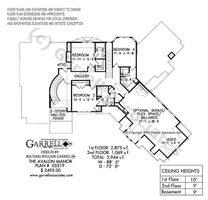 Avalon Manor floor plan