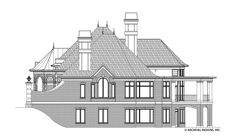 Avanleigh Estate House Plan House Plan - Right Elevation