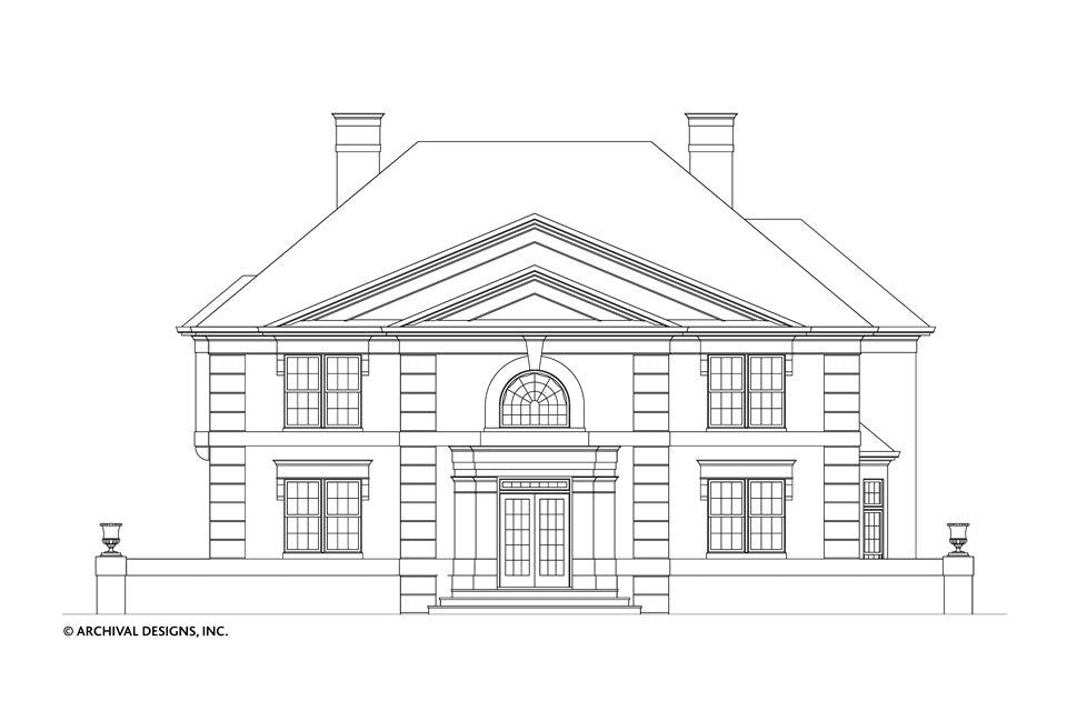 Avenues B House Plan - Front