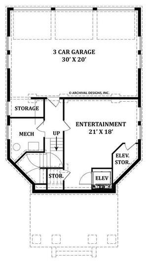 balleroy house plan - archival designs house plans, floor plan
