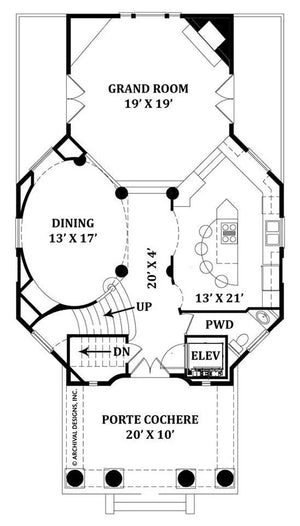 balleroy house plan - archival designs house plans, floor plan