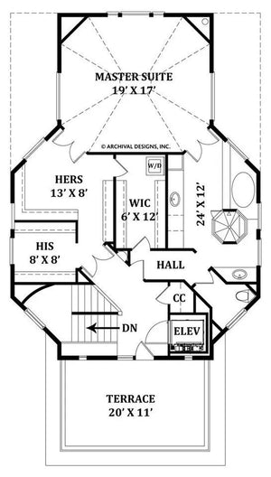 balleroy house plan - archival designs house plans, floor plan