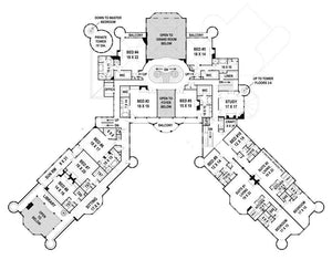 balmoral house plan - archival designs house plans, floor plan