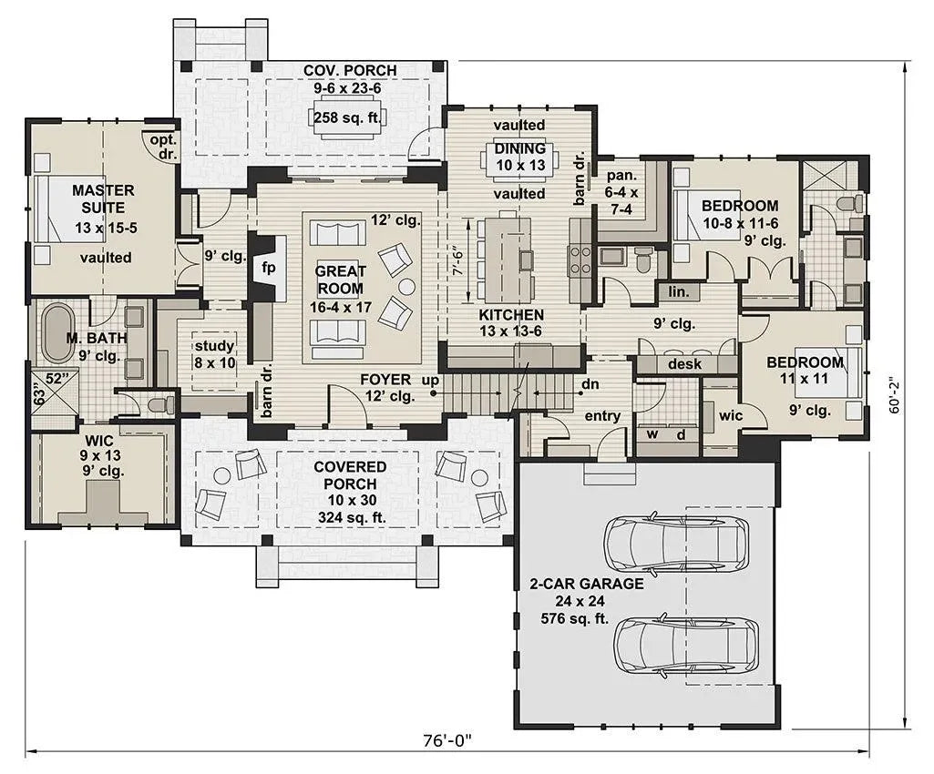 Beechnut Farm House Plan - Archival Designs House Plans, floor plan