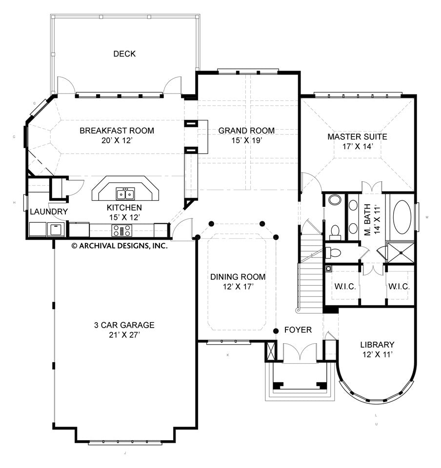 Blanchard First Floor Plan