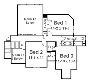 bostonian house plan - archival designs house plans, floor plan