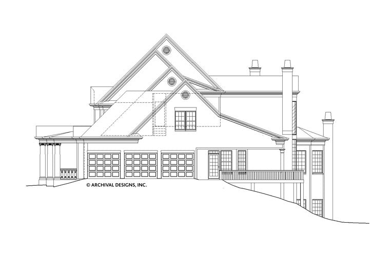 Broadstone House Plan - Elevation Right