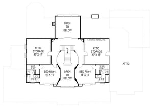 broadstone place house plan - archival designs house plans, floor plan