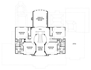 broadstone house plan - archival designs house plans, floor plan
