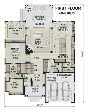 cedar bluff house plan - archival designs house plans, floor plan