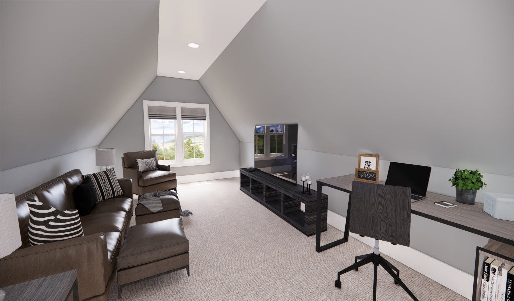Shadow Brook House Plan-Living Room