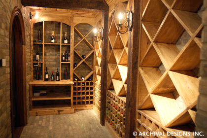 Chateau De Lanier House Plan - Wine Cellar
