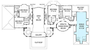 chateau de villesarin house plan - archival designs house plans, floor plan