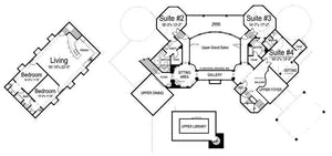 chateau novella house plan - archival designs house plans, floor plan