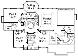 chesborough place house plan - archival designs house plans, floor plan
