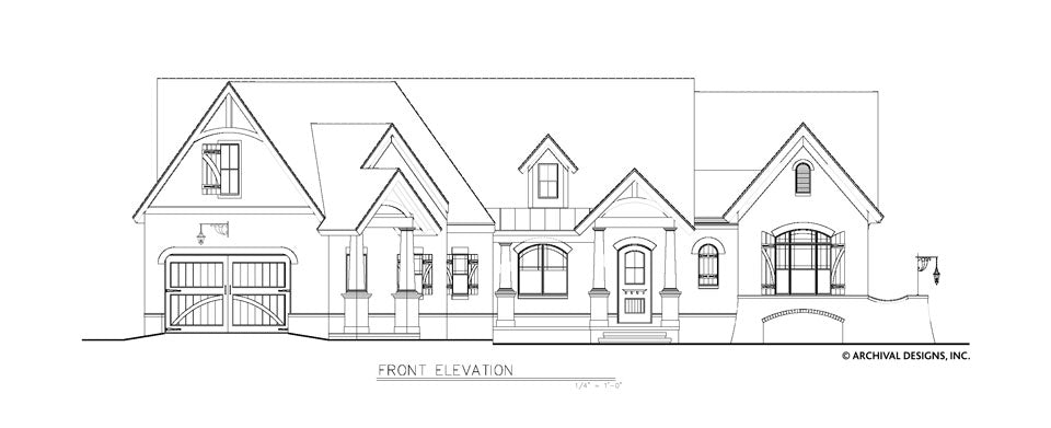 Clarita House Plan -Elevation Front