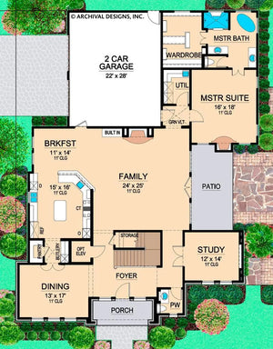 congressional house plan - archival designs house plans, floor plan