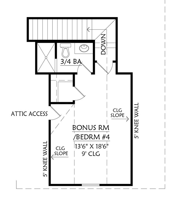 Cottageville Bonus Floor Plan