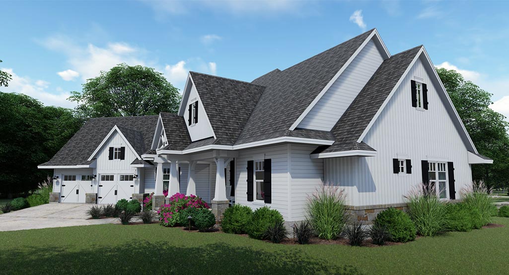 Crystal Pines House Plan - Front Right
