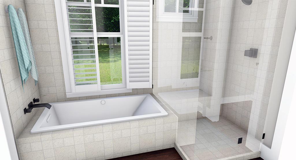 Crystal Pines House Plan - Master Bath