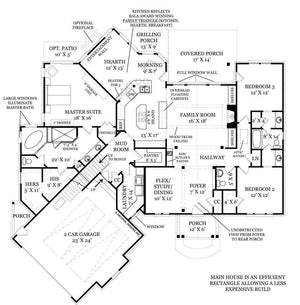 da diva house plan - archival designs house plans, floor plan