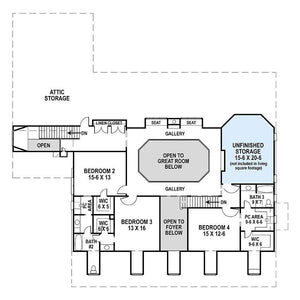 deerfield house plan - archival designs house plans, floor plan
