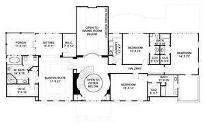 elms house plan - archival designs house plans, floor plan