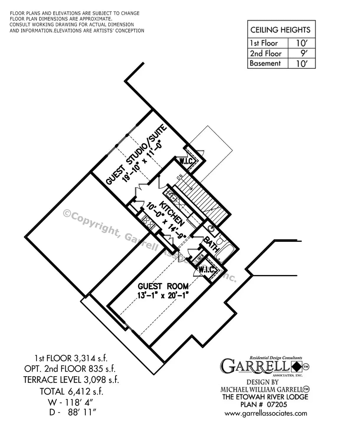 Etowah River Lodge floor plan
