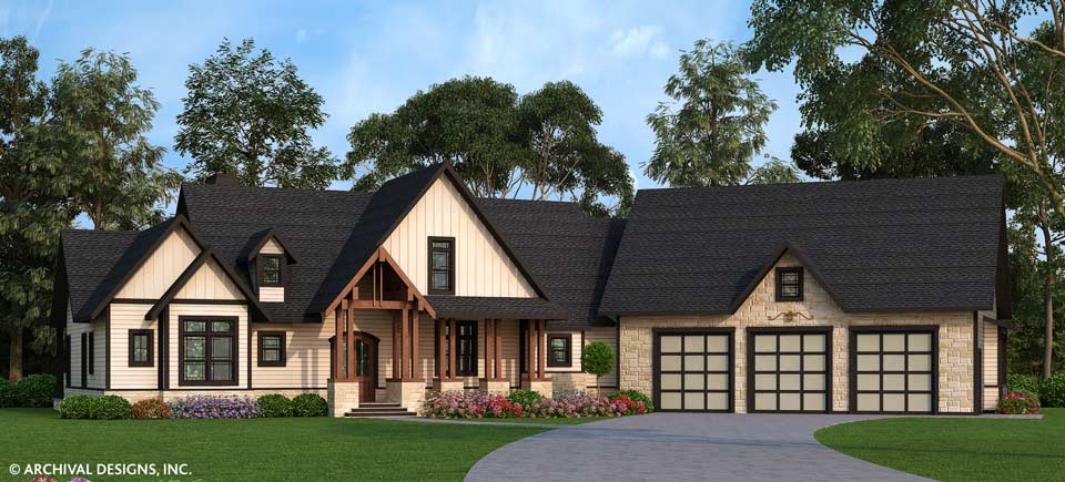 Fairhope House Plan Front View 2