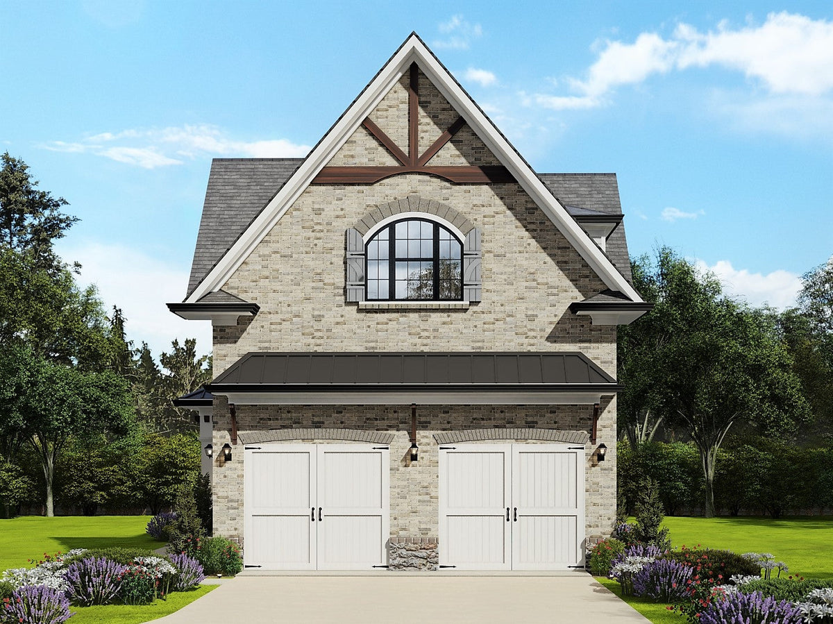 Cagle Detached Garage House Plan Front Day
