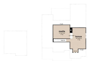 gaines mill cottage house plan - archival designs house plans, floor plan