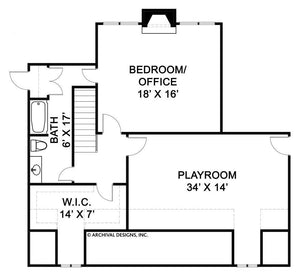 haistens house plan - archival designs house plans, floor plan