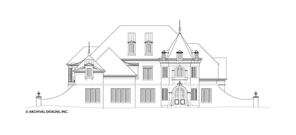 Hennessey House Plan - Elevation Front